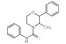 3-methyl-N,2-diphenyl-morpholine-4-carbothioamide Structure