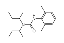 N-2,6-Dimethylphenyl-N',N'-di-sec-butylharnstoff Structure