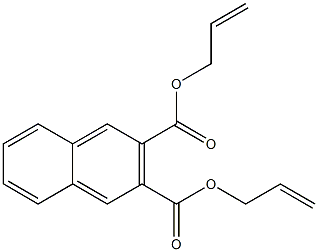 二烯丙基 萘-2,3-二甲酸酯结构式