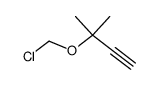 chloromethyl 1,1-dimethyl-2-propynyl ether结构式