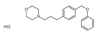 4-[3-[4-(phenoxymethyl)phenyl]propyl]morpholine,hydrochloride结构式