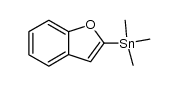 2-(trimethylstannyl)benzo[b]furan结构式