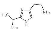 2-(2-异丙基-1H-咪唑-4-基)乙胺结构式