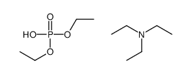 diethyl hydrogen phosphate, compound with triethylamine (1:1) Structure