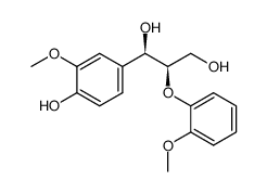 (1R,2R)-1-(4-hydroxy-3-methoxyphenyl)-2-(2-methoxyphenoxy)propane-1,3-diol Structure