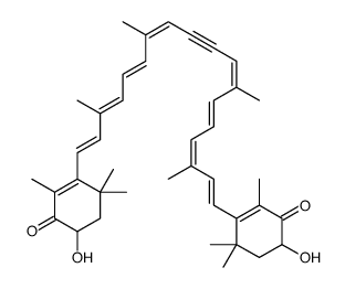 15,15'-didehydroastaxanthin结构式