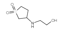 2-(1,1-二氧代-四氢-1lambda*6*-噻吩-3-基-氨基)-乙醇结构式
