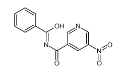 N-benzoyl-5-nitropyridine-3-carboxamide Structure