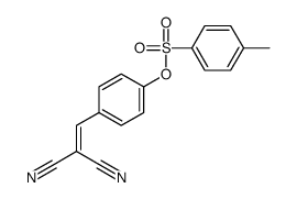 [4-(2,2-dicyanoethenyl)phenyl] 4-methylbenzenesulfonate结构式