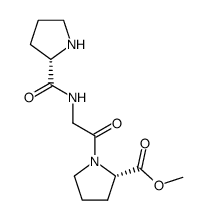 1-(N-L-prolyl-glycyl)-L-proline-methyl ester Structure