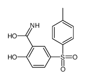 2-hydroxy-5-(4-methylphenyl)sulfonylbenzamide Structure