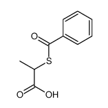 2-benzoylsulfanylpropanoic acid Structure