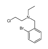 N-[(2-bromophenyl)methyl]-2-chloro-N-ethylethanamine Structure