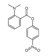 (4-nitrophenyl) 2-(dimethylamino)benzoate Structure