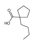 1-butylcyclopentane-1-carboxylic acid Structure