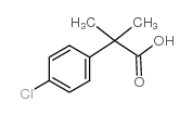 4-chloro-alpha,alpha-dimethylphenylacetic acid Structure