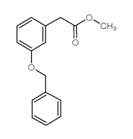 3-苄氧基苯乙酸甲酯结构式