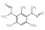 N-methyl-N-[2,4,6-trimethyl-3-(methyl-nitroso-amino)phenyl]nitrous amide Structure