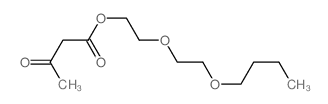 2-(2-butoxyethoxy)ethyl 3-oxobutanoate Structure