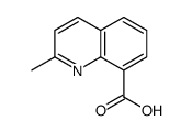 2-甲基喹啉-8-羧酸结构式