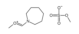 hexahydro-1-(methoxymethylene)-1H-azepinium methyl sulphate结构式
