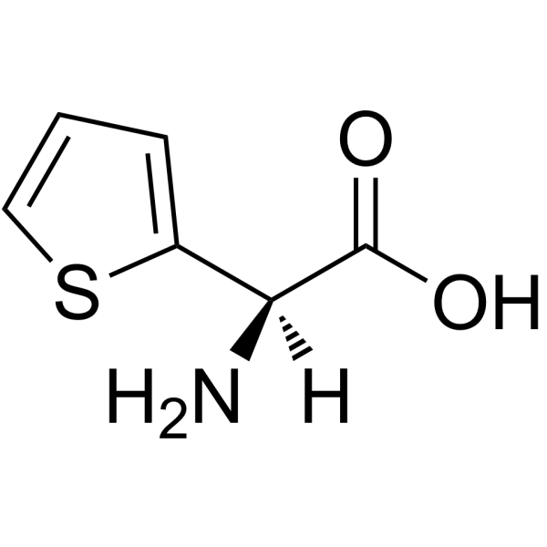 L-2-(2-噻吩基)-甘氨酸结构式