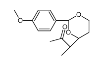 (3R)-3-[(2R,4R)-2-(4-methoxyphenyl)-1,3-dioxan-4-yl]butan-2-one结构式