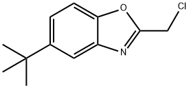2-(氯甲基)-5-(叔丁基)苯并噁唑结构式