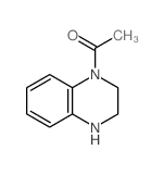 (9CI)-1-乙酰基-1,2,3,4-四氢喹噁啉结构式