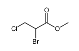 2-Brom-3-chlorpionsaeure-methylester结构式