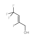 4,4,4-三氟-2-碘-2-丁烯-1-醇结构式