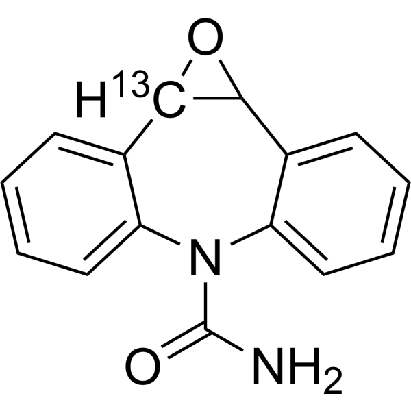 Carbamazepine 10,11-epoxide-13C Structure