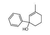 1-phenyl-3-methyl-2-cyclohexen-1-ol结构式