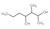3-methylheptane-2,4-diol Structure