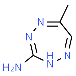 2H-1,2,4,5-Tetrazepin-3-amine,6-methyl-(9CI) Structure