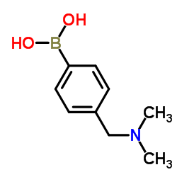 4-((二甲氨基)甲基)苯基硼酸结构式
