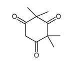 2,2,4,4-tetramethylcyclohexane-1,3,5-trione Structure