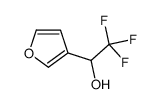 2,2,2-三氟-1-呋喃-3-基-乙醇结构式