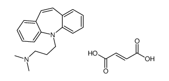 3-benzo[b][1]benzazepin-11-yl-N,N-dimethylpropan-1-amine,(E)-but-2-enedioic acid Structure