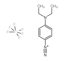 Benzenediazonium, p- (diethylamino)-, hexafluorophosphate(1-)结构式