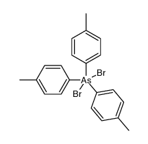 tri-p-tolylarsenic dibromide结构式