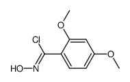 2,4-Dimethoxybenzohydroximinoyl chloride Structure