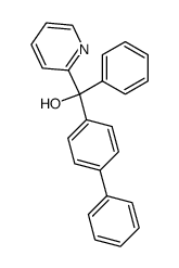 [1,1'-biphenyl]-4-yl(phenyl)(pyridin-2-yl)methanol Structure
