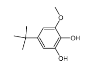 2-methoxy-4-tert-butylcatechol Structure