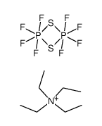 2,2,2,2,4,4,4,4-octafluoro-1,3,2l6,4l6-dithiadiphosphetane, tetraethylammonium salt结构式