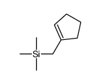 cyclopenten-1-ylmethyl(trimethyl)silane结构式