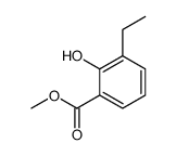2-羟基-3-乙基苯甲酸甲酯结构式