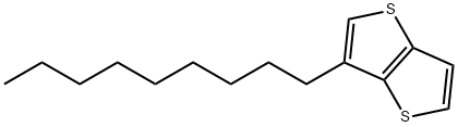 3-壬基噻吩并[3,2-B]噻吩结构式