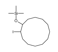 (2-iodocyclododecyl)oxy-trimethylsilane结构式