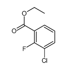 2-氟-3-氯苯甲酸乙酯结构式